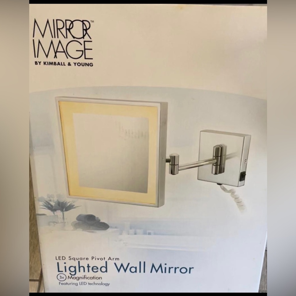 Illuminated Make Up & Shaving Mirror